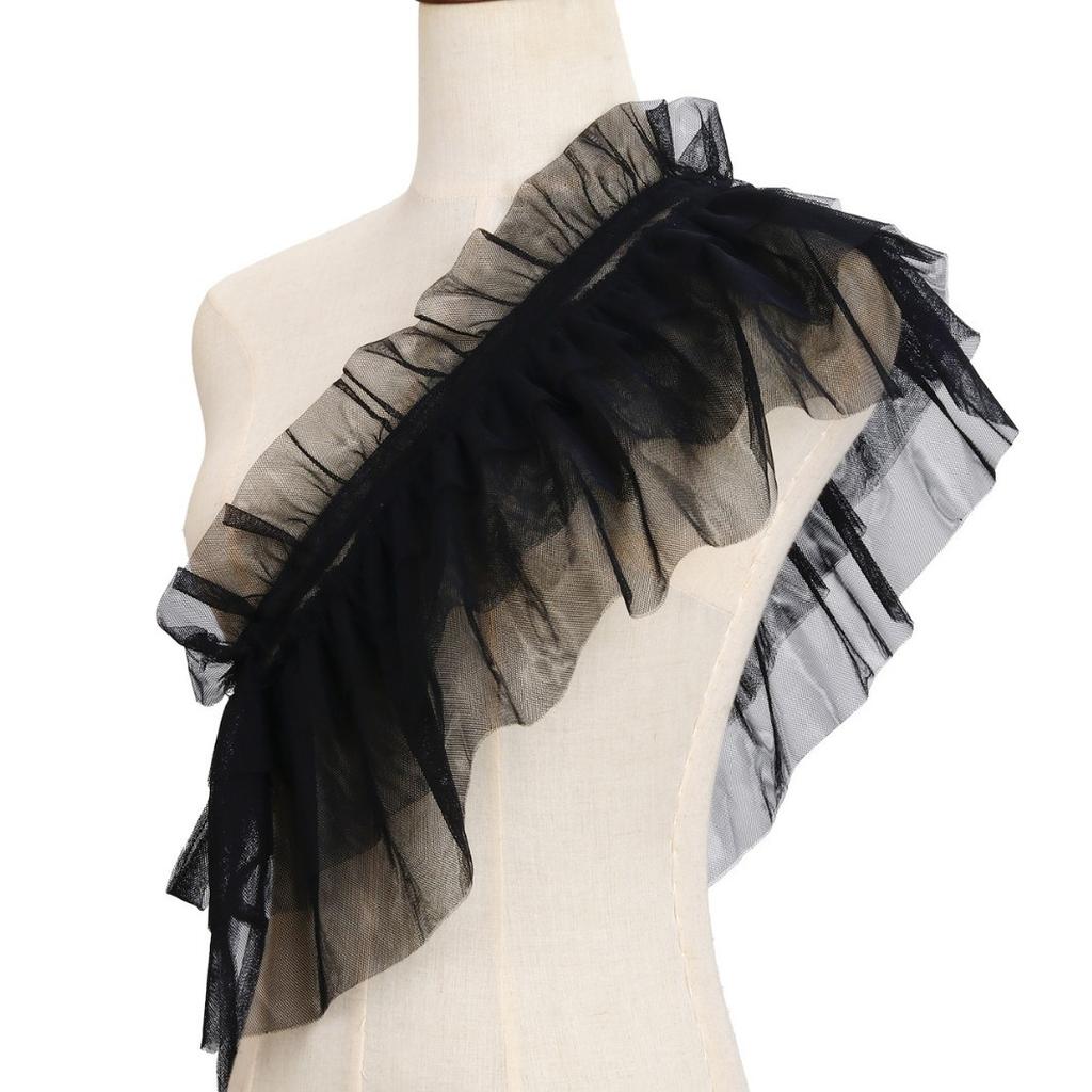 Ladies' Puffy Net Scarf Fake Collar Cosplay Accessory Makeup Ball Program Host Costume Prop