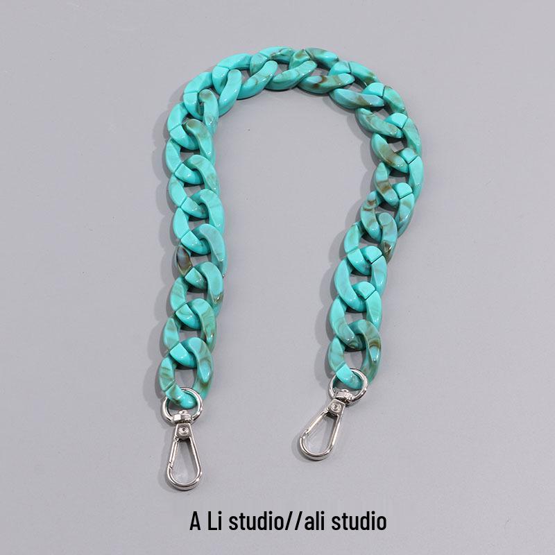 Multi-color Acrylic Chain: Versatile Bag Strap, Phone Lanyard, and Crossbody Accessory