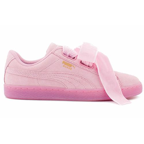 Puma Suede Heart Reset Prism Pink Womens 363229-02