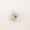 Citrine Gemstone 925 Sterling Silver Jewelry Handmade Pendant1.14" Gift For Wife CP-30-13