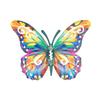 Metal Butterfly Wall Decor DIY Butterfly Decorative Post  for Garden Balcony Patio Outdoor