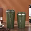 Stainless Steel Vacuum Insulated Travel Mug With Locking Lid 380ml 510ml Double Wall Office Car Home Use