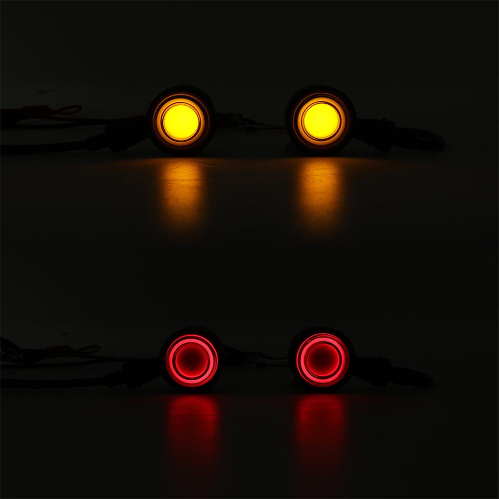 Motorcycle Bullet LED Turn Signal Blinker Brake Running Tail Lights Universal