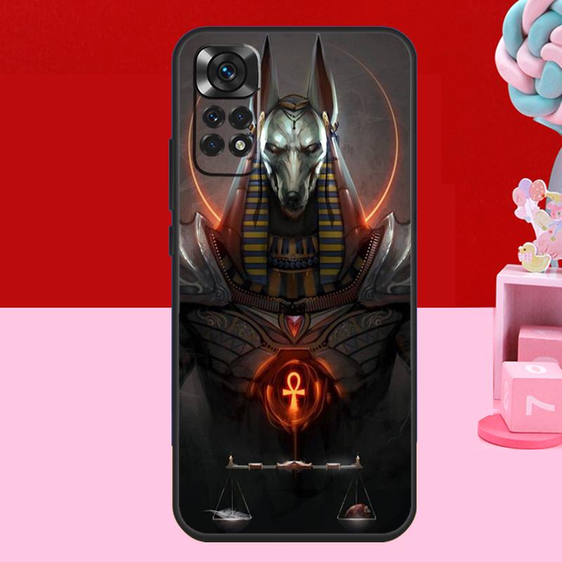 Anubis Ankh Pharaoh Case For Xiaomi Redmi Note 11 10 12 13 14 15 Pro Plus Redmi 15 C 14C 10C 12C 13C Soft Cover