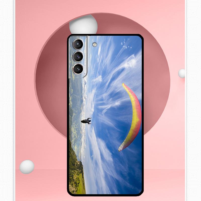 Paragliding Sport Case For Samsung Galaxy S25 Ultra S20 S21 S22 S23 S24 Plus S9 S10 S24 FE S25 FE Cover Funda