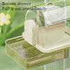 Hanging Bathtubs Shower Box Parrots Bathtubs Clear Automatic Visible Bath Shower for Small Birds Birdcage Decoration