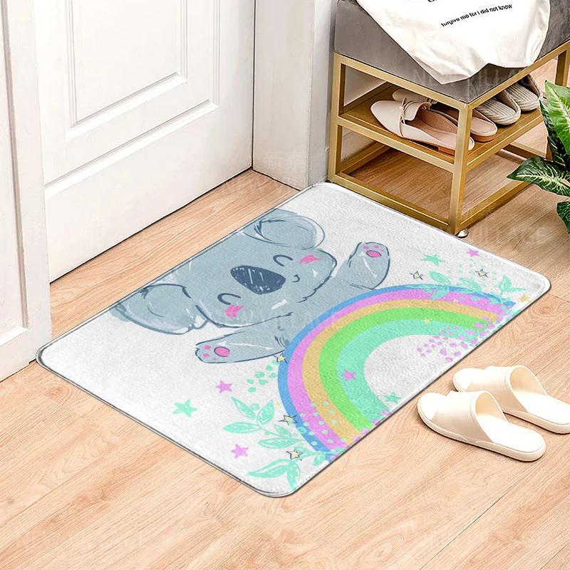 

House entrance carpet Home doormat Modern Nordic style Room Bath mat Foot mat bathroom non-slip mat Kitchen water absorption mat 40cm x 60cm