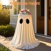 Halloween Ghost Candy Bowl Lighted Stand, Height Adjustable Large Holder with Indoor Tabletop Centerpiece LED Light for Trick or Treat, Porch, Outdoor