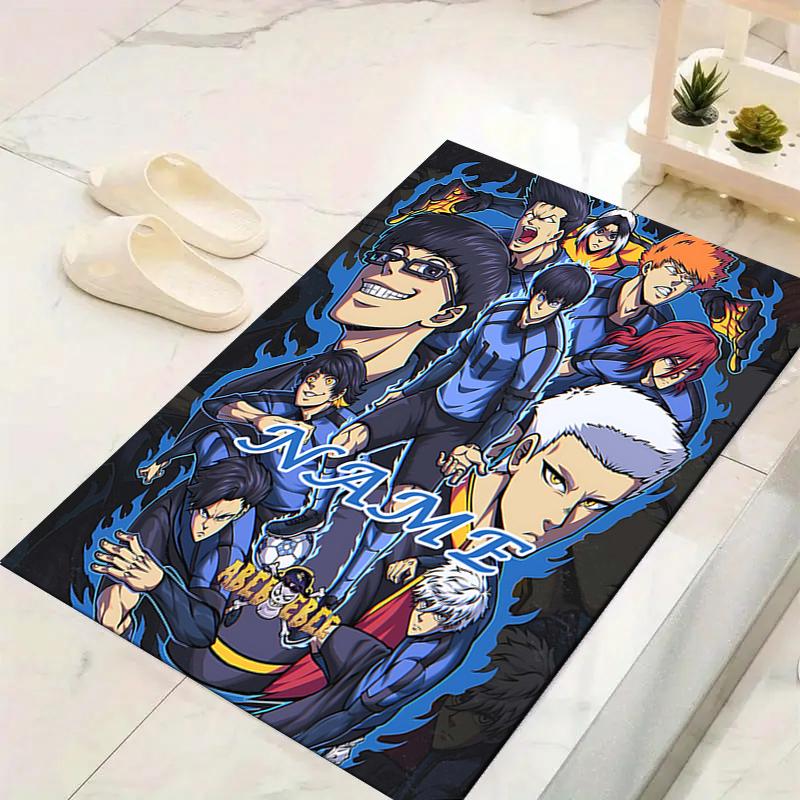 Custom 1Pc Powerful Anime Characters Rug Office Carpet Indoor Outdoor Entrance Doormat Nonslip Soft And Comfortable Living Room D29155