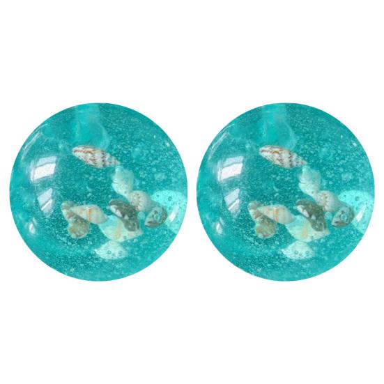 1/2Pcs Coconut Oil Stress Ball Slow Rising Stress Relief Ball Squeeze Toy Reusable Stretchy Decompression Clear Ball Sensory Toy