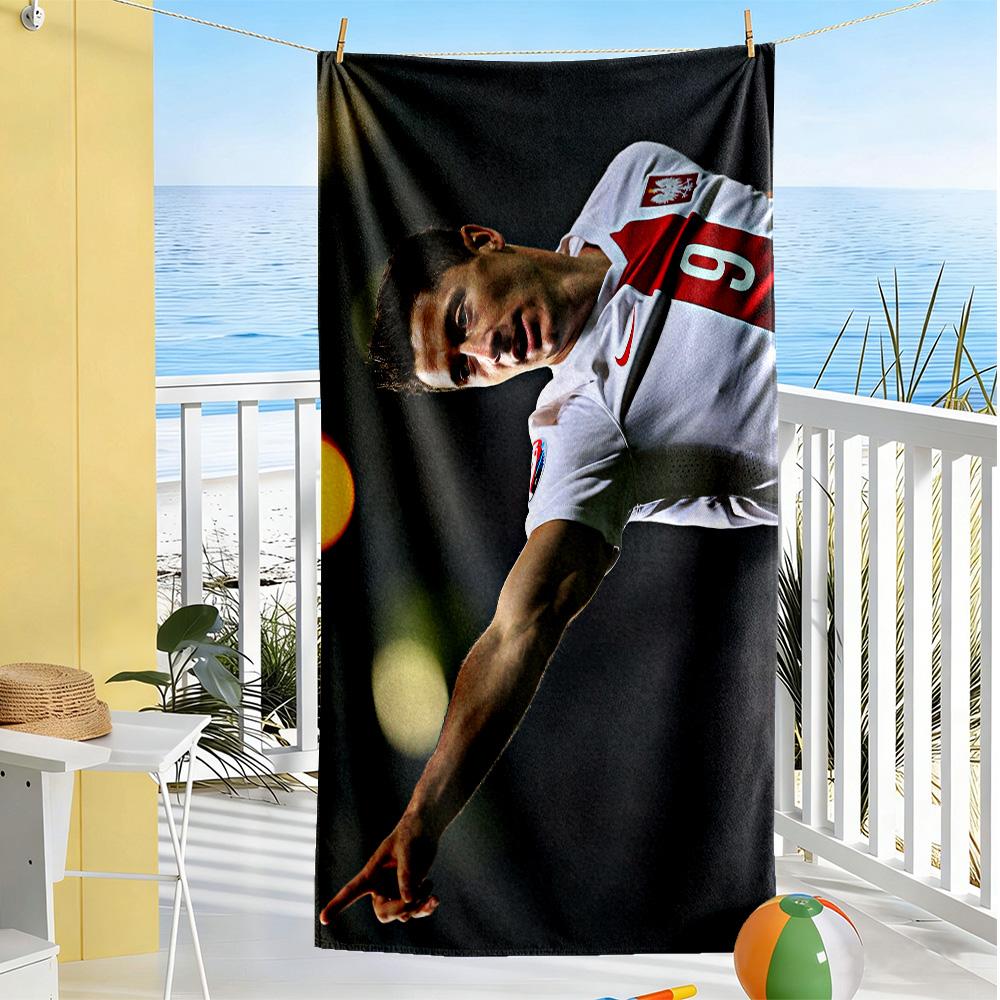 Chelsea Fc Player Action Beach Towel Quick-Dry Soft Microfiber Comfortable Lightweight