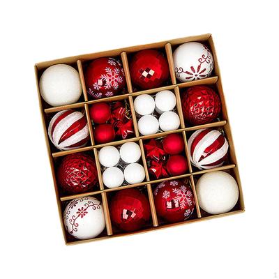 44 stuks Kerstballen voor Boomdecoratie, Glanzende Hanger Ornamenten Collectie
