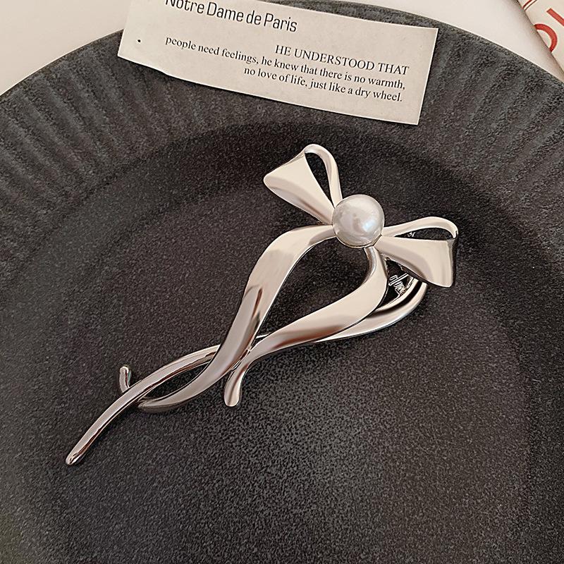 

Простые Элегантные сплавные заколки-банты для волос, пряжка для хвоста, ретро заколка для пучка, шпилька, женские заколки, держатель для хвоста, аксессуары для волос