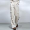 Women's American Retro Washed Loose Straight-Leg Cargo Pants