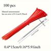 100pcs Colorful Self-locking Nylon Plastic Household Line Bundle Fixing Tie Garden Plant Bundle Fixing Handmade DIY Wiring Tie