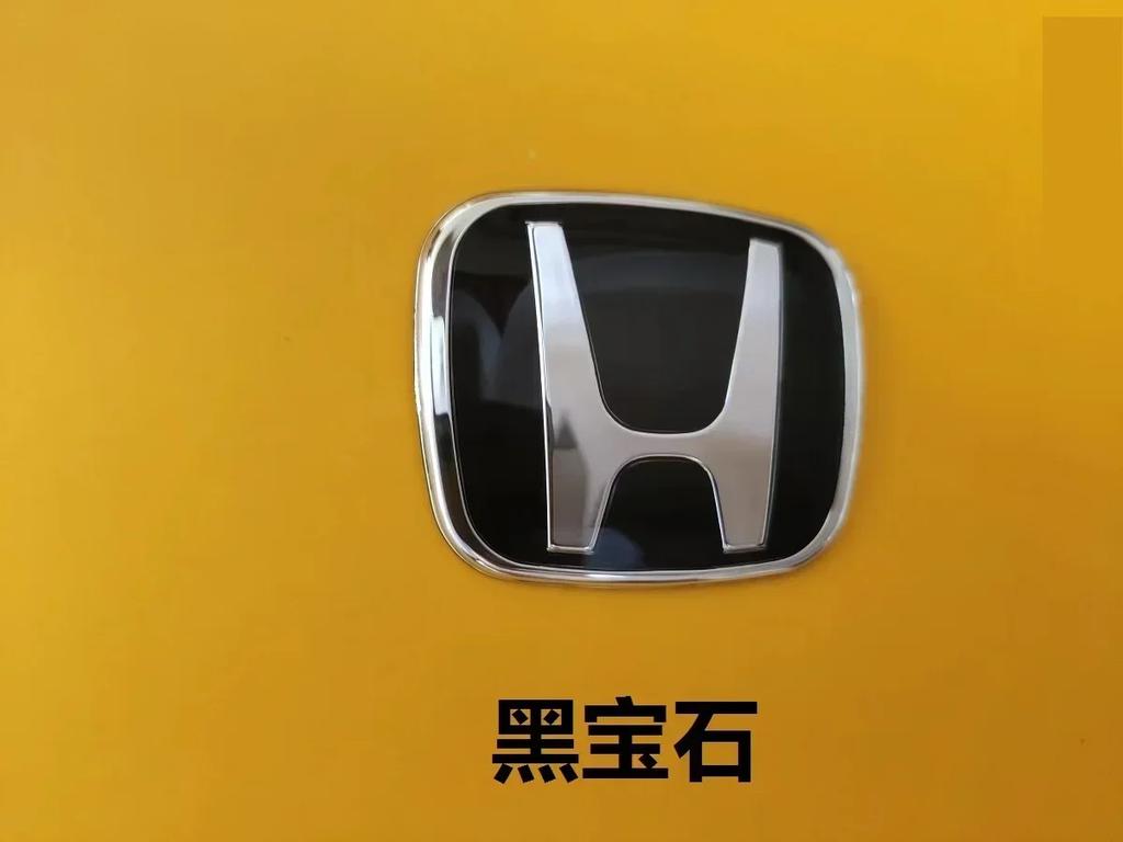 PLXI9 Acrylic Car Steering Wheel Emblem For Honda Civic Accord City CRV Jade Fit Odyssey Hybrid H-Sticker Interior Modification