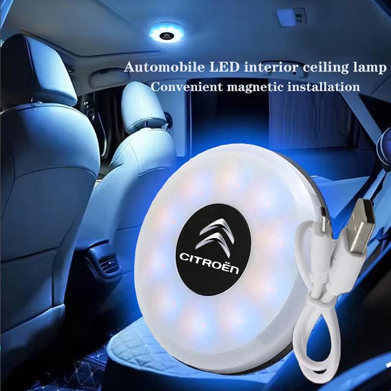 Car Interior Touch Dome Light LED Styling Night Light For Citroen C1 C2 C4 C5 C3 C4L C8 Berlingo Xsara Picasso Accessories alh123