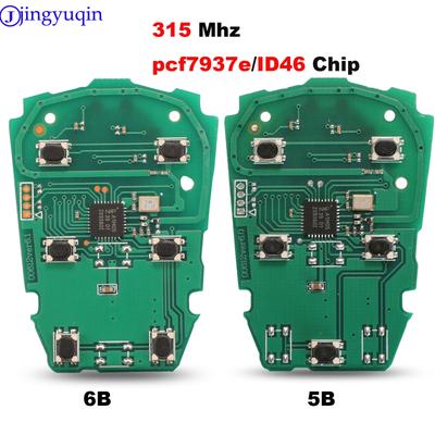 Jingyuqin Pcf7937e ID48 315MHz Telecomandă Inteligentă Cheie Auto Fob 5/6 Butoane Pentru Cadillac ATS CTS SRX XTS Escalade 2014 2015 2016 2017