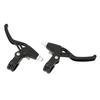 2Pcs Bike Brake Lever Aluminum Alloy Black Hard Thick Durable Speed Change Bicycle Handle