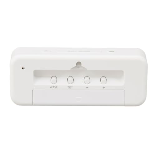 NITORI (NITORI) 8171601 Digital Clock, S 001YT, White, Suitable for Tabletop and Wall Use