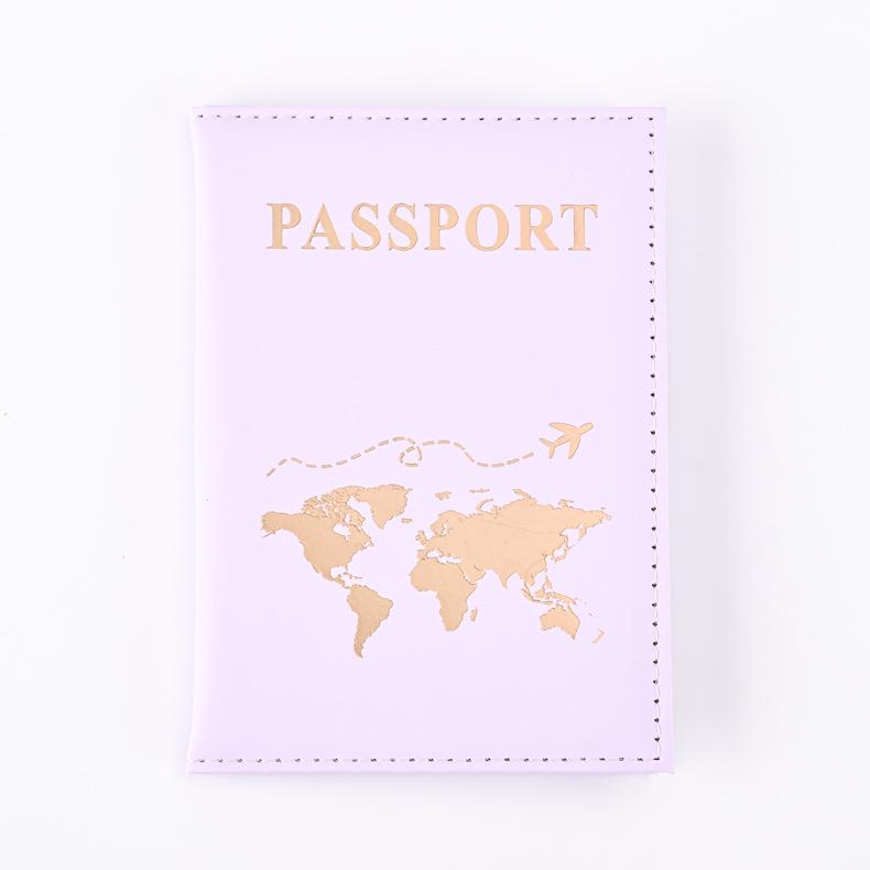 2023 Soft PU Passport and Ticket Holder Cover - Cross-Border Bestseller