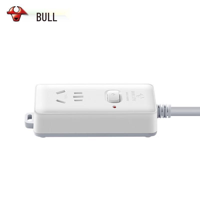 BULL GN-104D 16A 1-Socket Power Strip CN Plug (adapter Included)