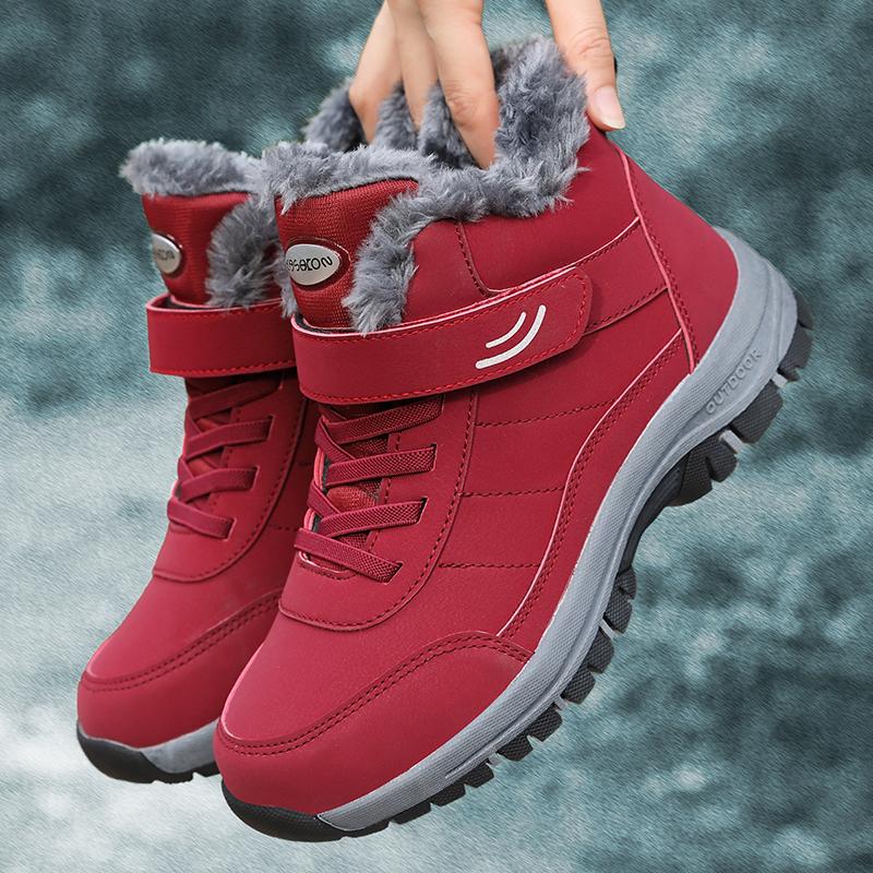 Men's Winter Snow Boots Cheap Shoes Clearance Free Shipping couple Sneakers Men's Women's Plush Non-slip Hiking Motorcycle Boots