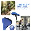 4PCS 3D Fabric Bike Seat Cover Breathable Mesh Cycling Seat Cushion Cover  Riding Equipment