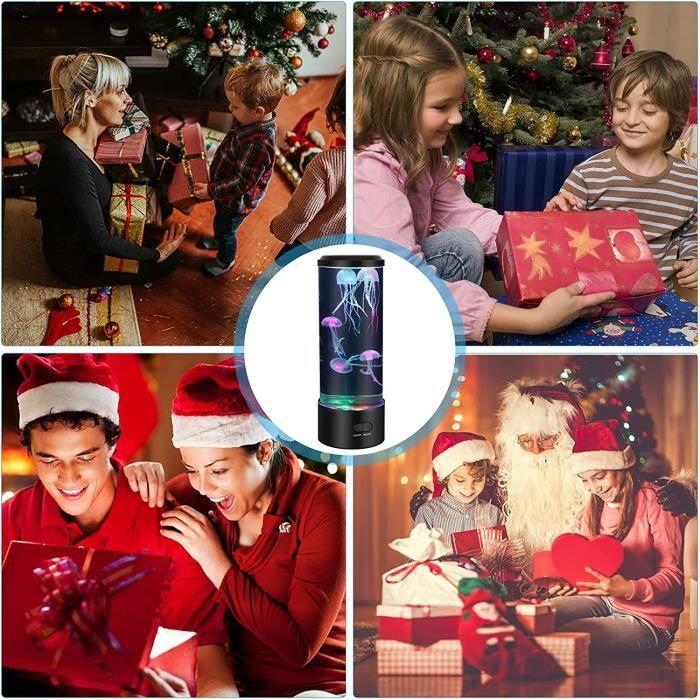 Fantazijní LED lampa s medúzou, Náladová lampa s medúzou, Kulatá lampa s medúzou v 7 barvách, Akvarijní náladová lampa