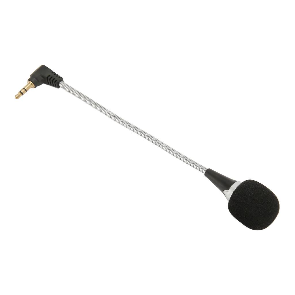 Mini Condenser Microphone Noise Reduction Professional Flexible Gooseneck Microphone for Laptop Computer
