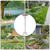 Outdoor Bird Bath Garden Birdfeeder Standing Metal Bird Feeder Bowl Height Adjustable Winterproof Decorations For Yard Patio
