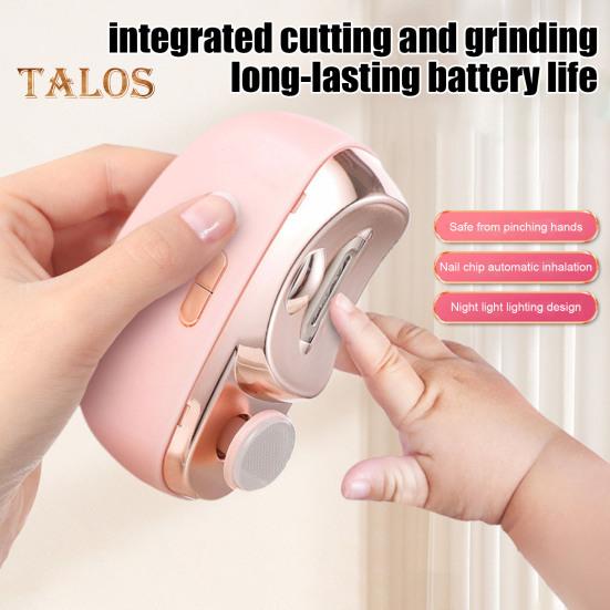 Elektrischer Nagelknipser für Senioren, 3-in-1-Nageltrimmer mit automatischem Polieren, elektrischer Nageltrimmer für Erwachsene, ältere Kinder, tragbarer elektrischer Nagel