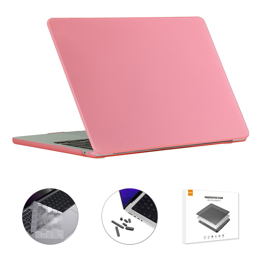 Case for Macbook Air 15 inch (2025)/(2024) A3114/(2023) A2941 (US Version) Matte Laptop Cover with TPU Keyboard Film +Plugs