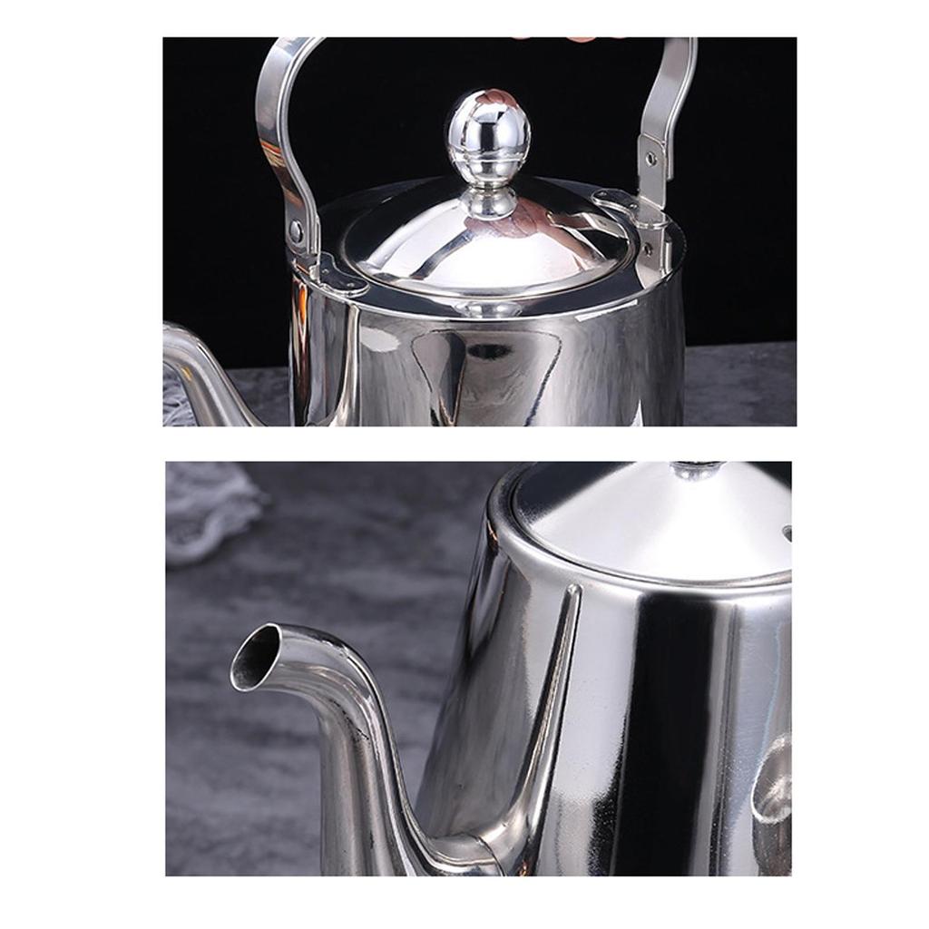 Duży Dzbanek do Herbaty Grubszy Naczynia Do Herbaty Polska Stal Nierdzewna Do Kuchenki Biurowej Domowej