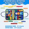 Felt Learning Board Cpc Certification Early Education Children'S Toys Busy Board Dressing Learning Aids