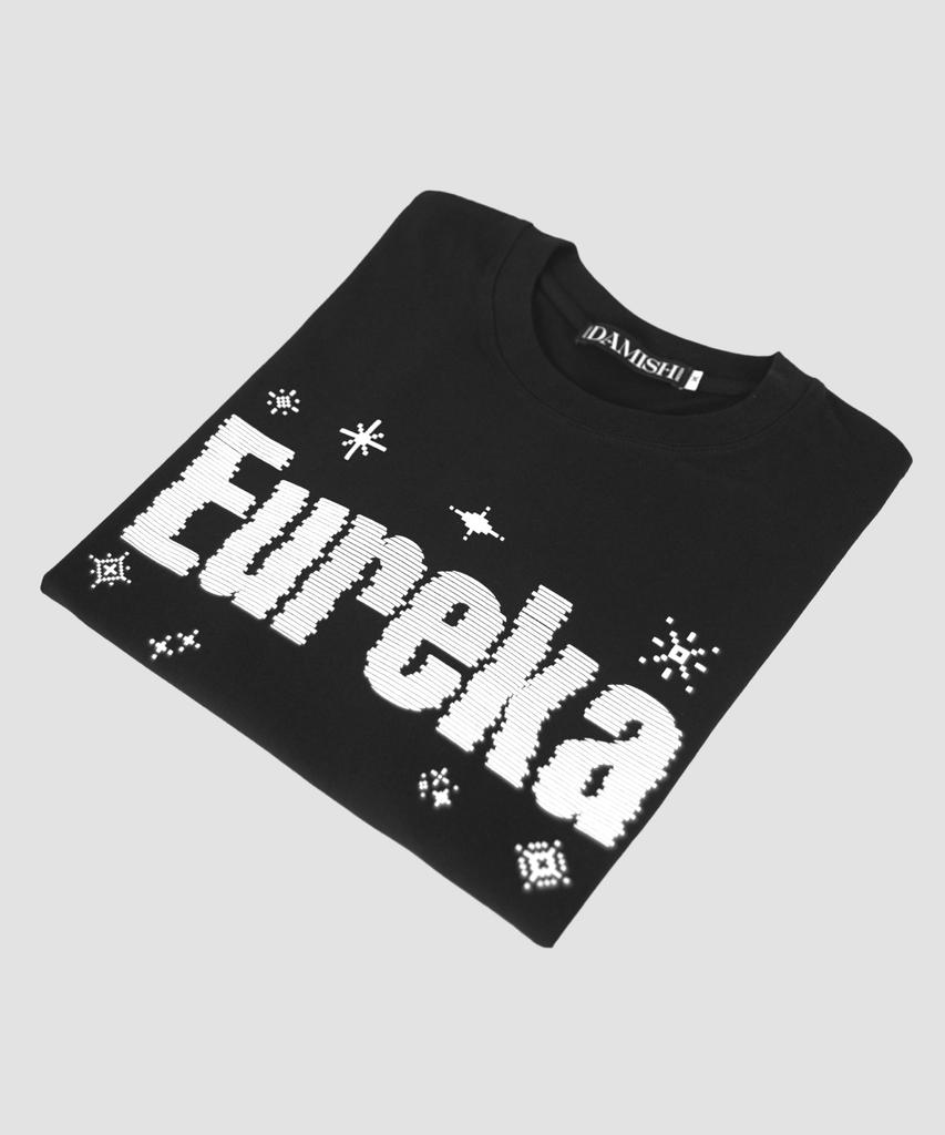 Damiswi Eureka Pixel Graphic T-Shirt_Black