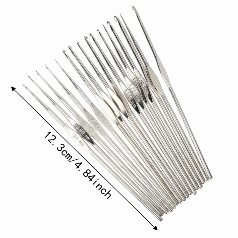 16pcs Thread Crochet Knitting stitching tools Set Metal Crochet stitching tools DIY Craft