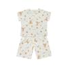 Labi Kids' Summer Gauze Short Sleeve Capri Loungewear Set
