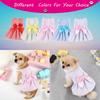 1pc Pet Supplies Small Dog Flower Princess Dress Kitty Teddy  Pet Clothes Cute Dog Skirt Summer Thin Pet Accessories