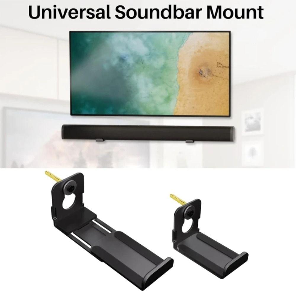 2pcs Space Efficient Speaker Wall Mount Heavy Duty Speaker Hangers Floating Rack  Soundbars