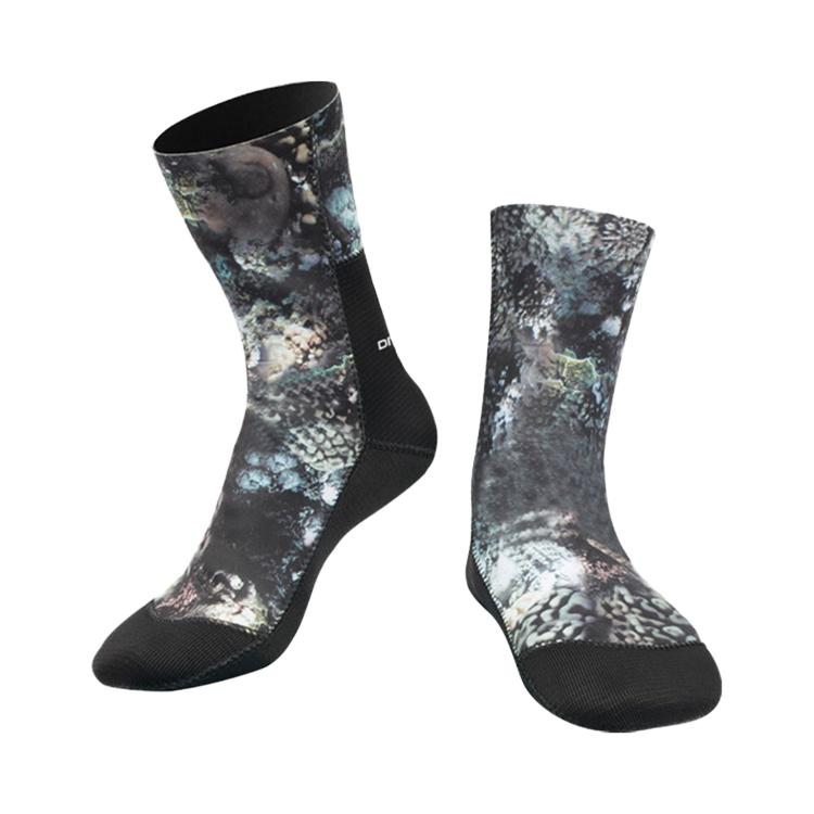 Neoprene Diving Socks 3mm Neoprene Diving Socks Keep Warm Camouflage Non-slip Scuba Diving Socks S