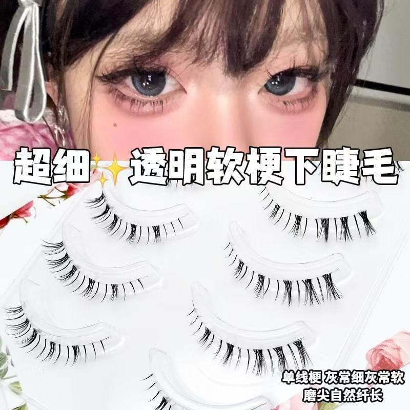 Lashie - Natural Bottom Multipack False Eyelashes