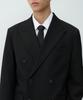 MUSINSA STANDARD Oversized Double-Breasted Blazer [Black]