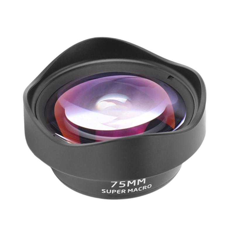 Universal 75mm Macro Lens Super Telephoto Phones Macro Lens with Multi-layer Coating Compatible for Most Smartphones 1