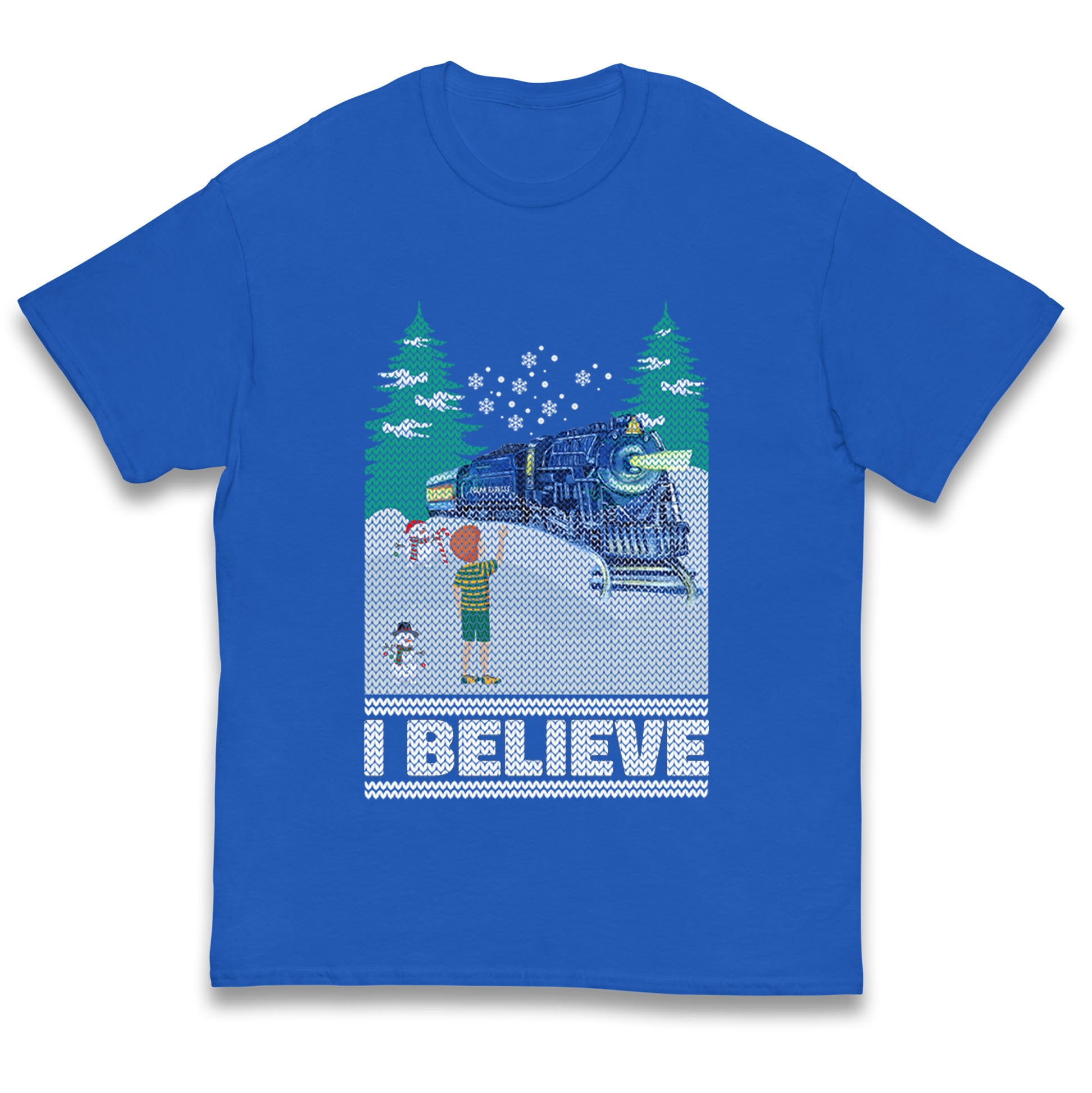 I Beleive Polar Express Christmas Kids T Shirt 160