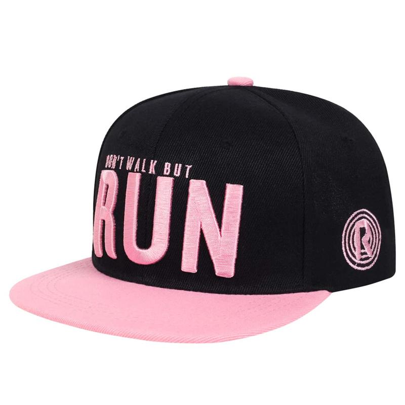 Runing Letter Snapback Baseball Cap Camouflage Hip Hop Hat For Men Women Street Dance Fashion cap hats