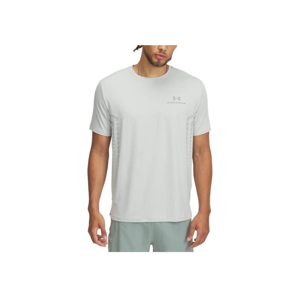 Under Armour Vanish Energy Logo Athletic Komfortabel Moteabel Pustende Kortarmet T-skjorte Herre topper Hydrogen-Grønn 1389136-377