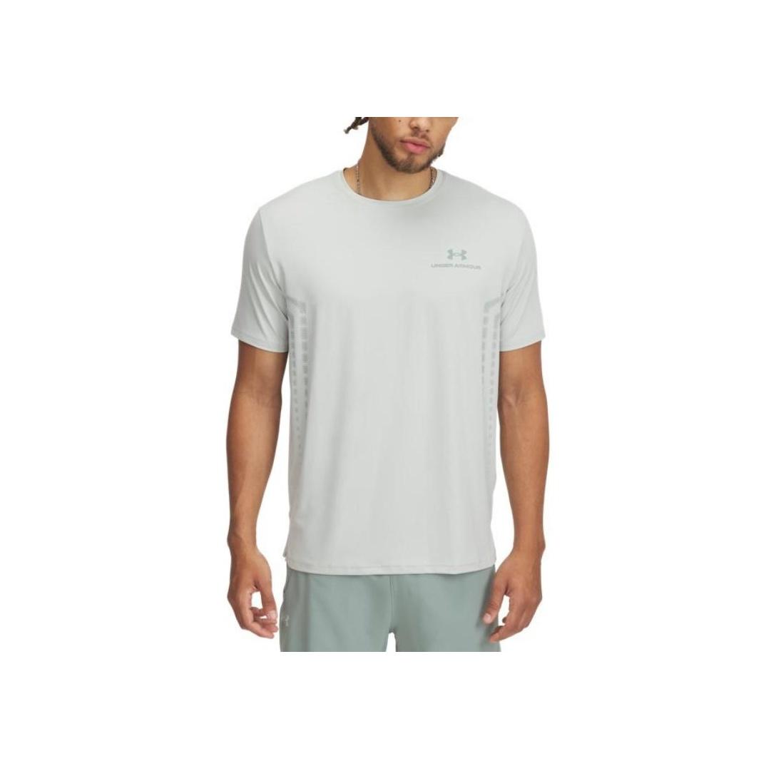 

Under Armour Vanish Energy Logo Athletic Comfortable Fashionable Breathable Short Sleeve T-Shirt Men tops Hydrogen-Green 1389136-377 XL