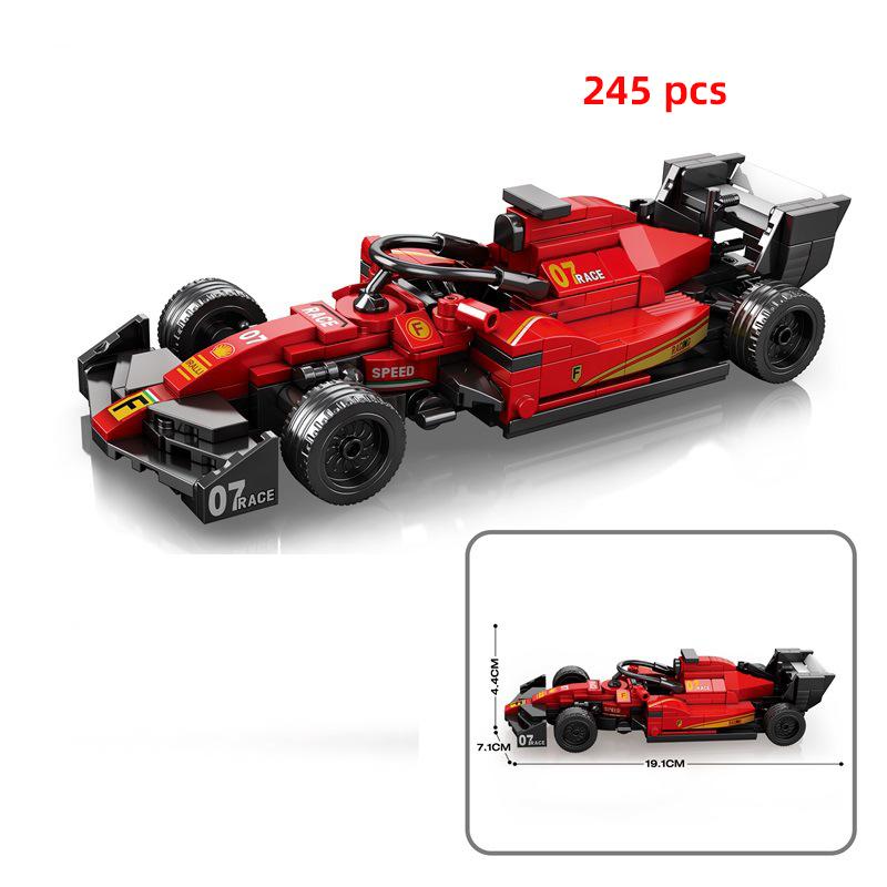 City Technical Car Speed  Racing Car Building Blocks Sports Police Car Pick Up MOC Creative Vehicle Toys