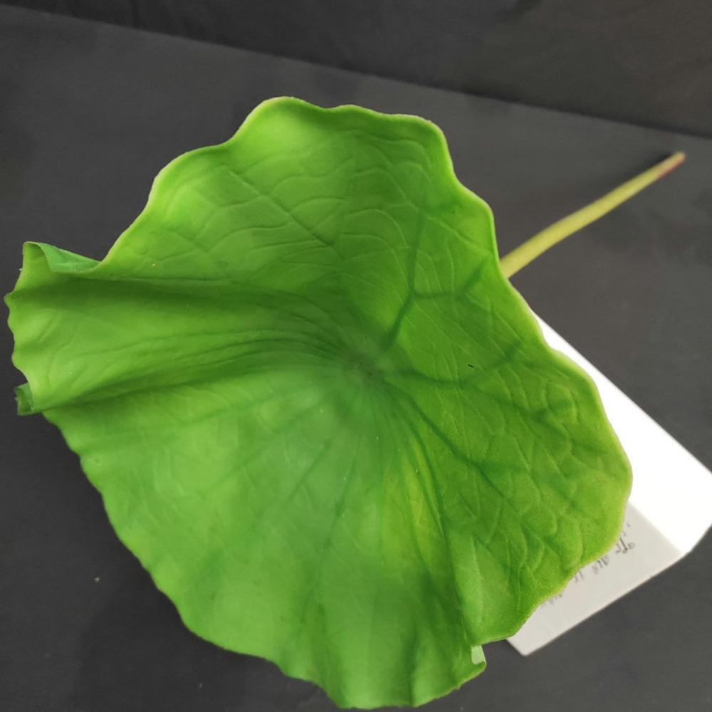Romantic Artificial Lotus Handmade Fake Lotus Branch Simulation Lotus Leaf  Balcony